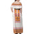 Slovakia Costume Off Shoulder Maxi Dress Traditional Folk Pattern