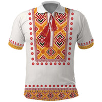 Slovakia Costume Polo Shirt Traditional Folk Pattern