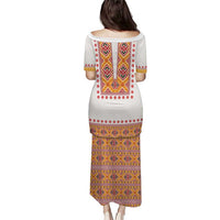 Slovakia Costume Puletasi Traditional Folk Pattern