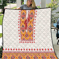 Slovakia Costume Quilt Traditional Folk Pattern
