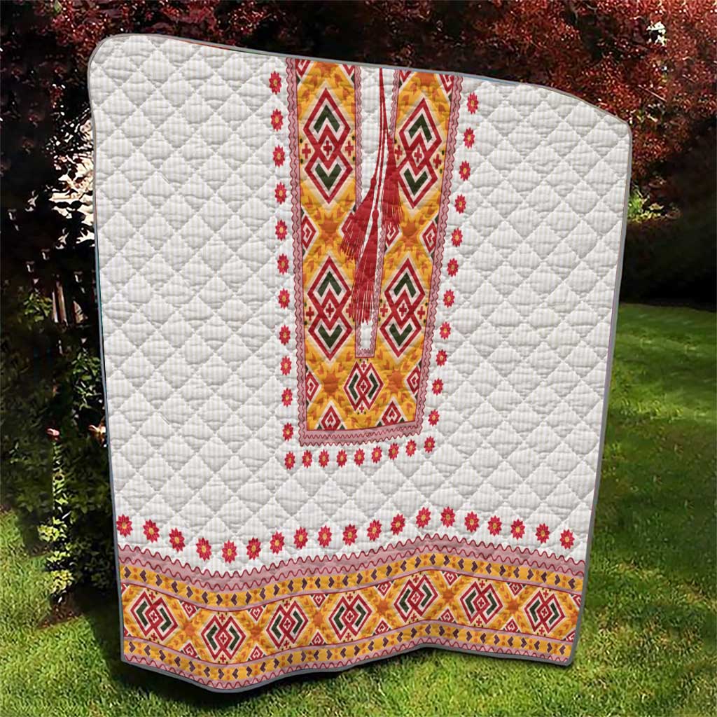 Slovakia Costume Quilt Traditional Folk Pattern