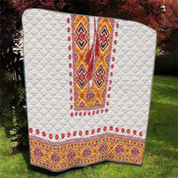 Slovakia Costume Quilt Traditional Folk Pattern