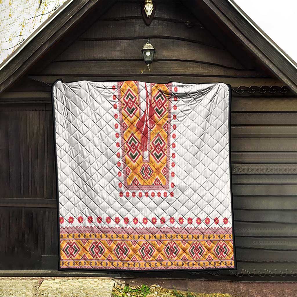 Slovakia Costume Quilt Traditional Folk Pattern