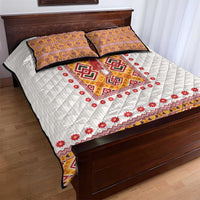 Slovakia Costume Quilt Bed Set Traditional Folk Pattern