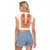 Slovakia Costume Raglan Cropped T Shirt Traditional Folk Pattern
