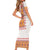 Slovakia Costume Short Sleeve Bodycon Dress Traditional Folk Pattern