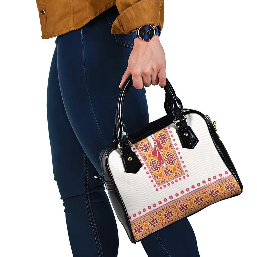 Slovakia Costume Shoulder Handbag Traditional Folk Pattern