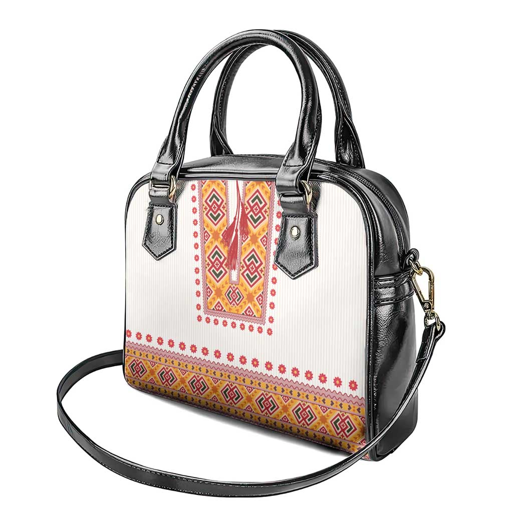 Slovakia Costume Shoulder Handbag Traditional Folk Pattern