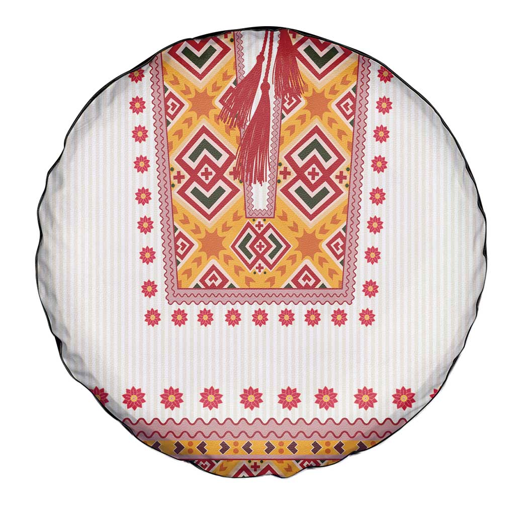 Slovakia Costume Spare Tire Cover Traditional Folk Pattern