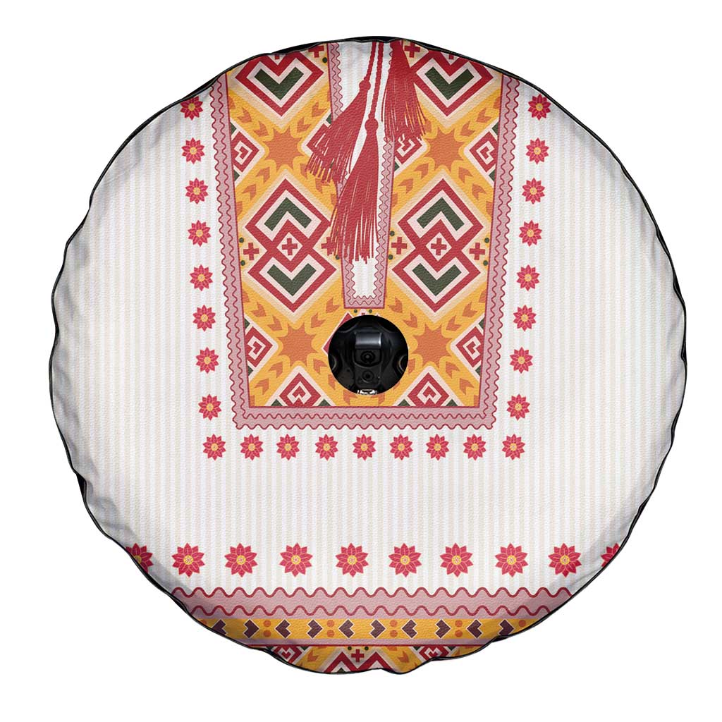 Slovakia Costume Spare Tire Cover Traditional Folk Pattern