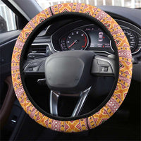 Slovakia Costume Steering Wheel Cover Traditional Folk Pattern