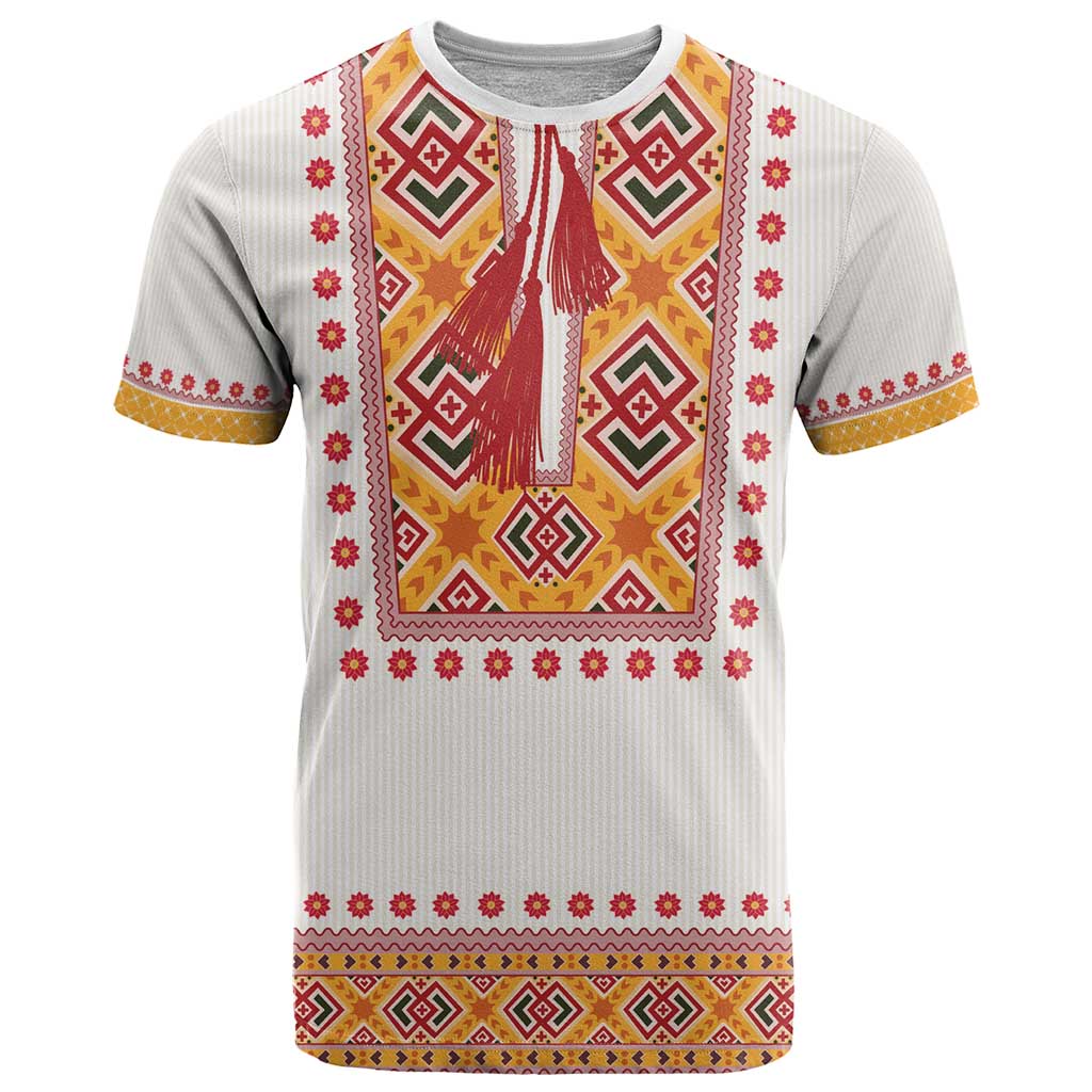 Slovakia Costume T Shirt Traditional Folk Pattern