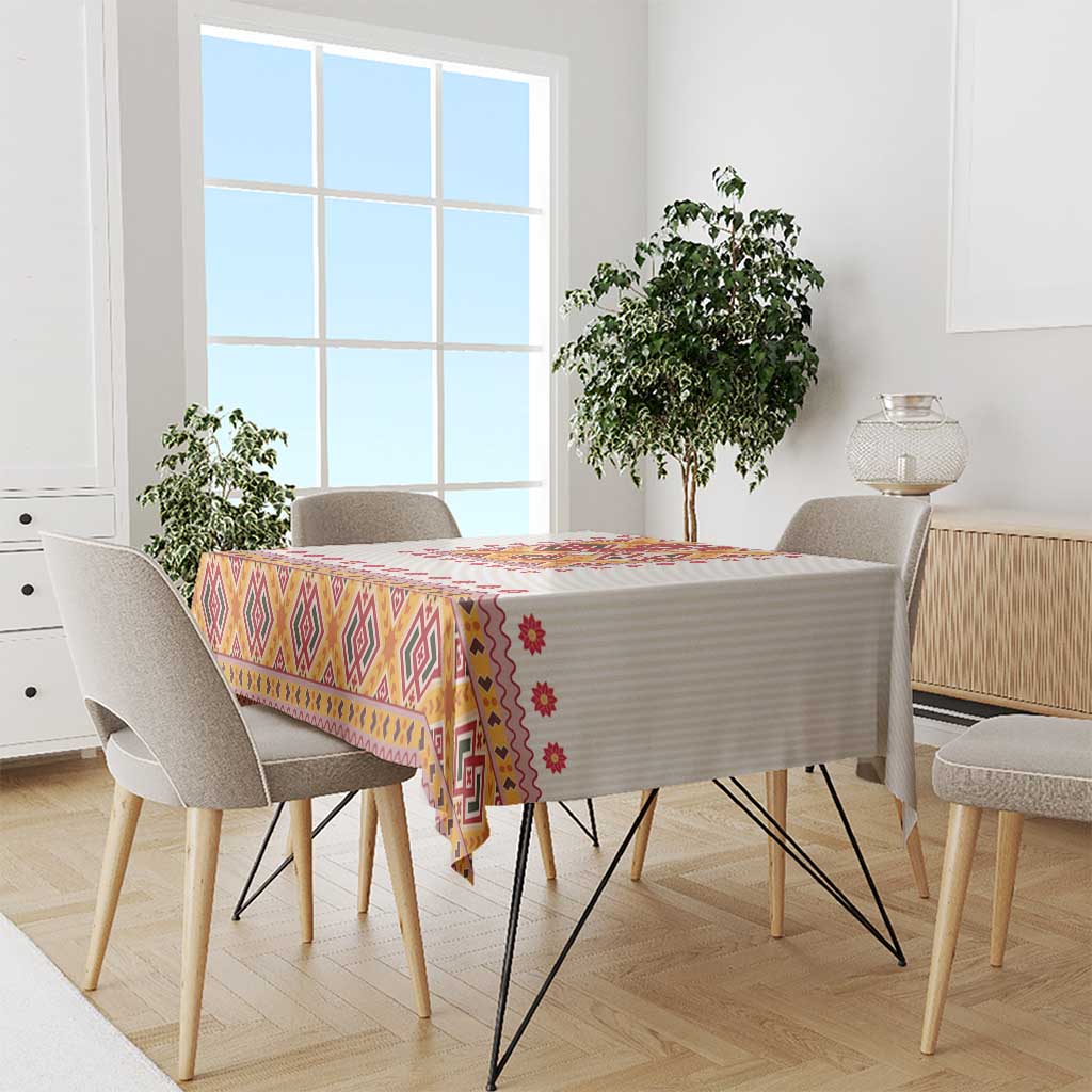 Slovakia Costume Tablecloth Traditional Folk Pattern