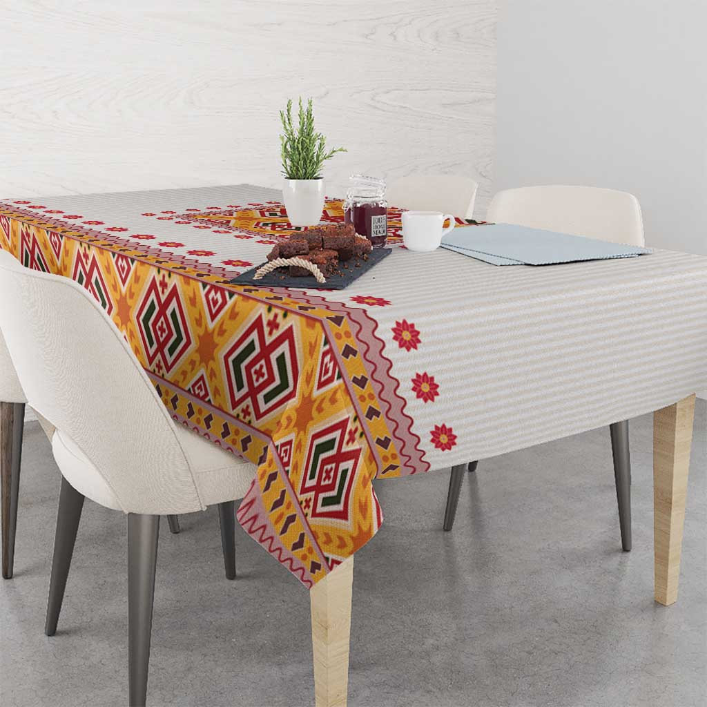 Slovakia Costume Tablecloth Traditional Folk Pattern