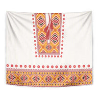 Slovakia Costume Tapestry Traditional Folk Pattern