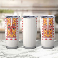 Slovakia Costume Tumbler Cup Traditional Folk Pattern