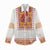 Slovakia Costume Women Casual Shirt Traditional Folk Pattern