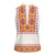 Slovakia Costume Women Sleeveless Polo Shirt Traditional Folk Pattern