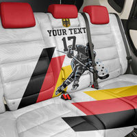 Custom Germany Ice Hockey Back Car Seat Cover Retro Jersey