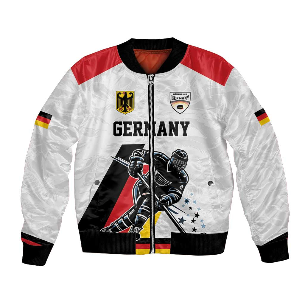 Custom Germany Ice Hockey Bomber Jacket Retro Jersey