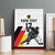 Custom Germany Ice Hockey Canvas Wall Art Retro Jersey