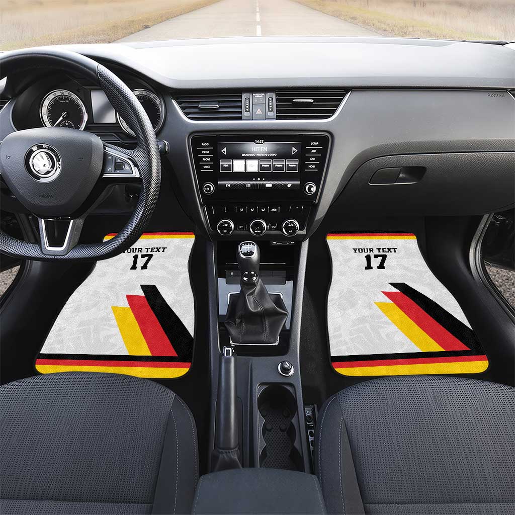 Custom Germany Ice Hockey Car Mats Retro Jersey