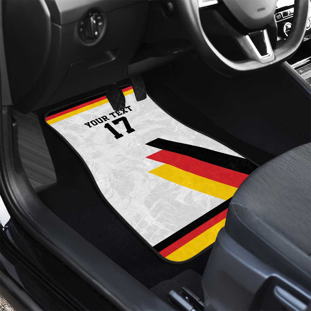 Custom Germany Ice Hockey Car Mats Retro Jersey