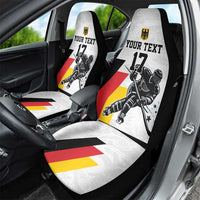 Custom Germany Ice Hockey Car Seat Cover Retro Jersey