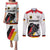 Custom Germany Ice Hockey Couples Matching Puletasi and Long Sleeve Button Shirt Retro Jersey