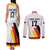 Custom Germany Ice Hockey Couples Matching Tank Maxi Dress and Long Sleeve Button Shirt Retro Jersey