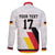 Custom Germany Ice Hockey Family Matching Off The Shoulder Long Sleeve Dress and Hawaiian Shirt Retro Jersey