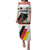Custom Germany Ice Hockey Family Matching Puletasi and Hawaiian Shirt Retro Jersey