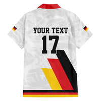 Custom Germany Ice Hockey Family Matching Summer Maxi Dress and Hawaiian Shirt Retro Jersey