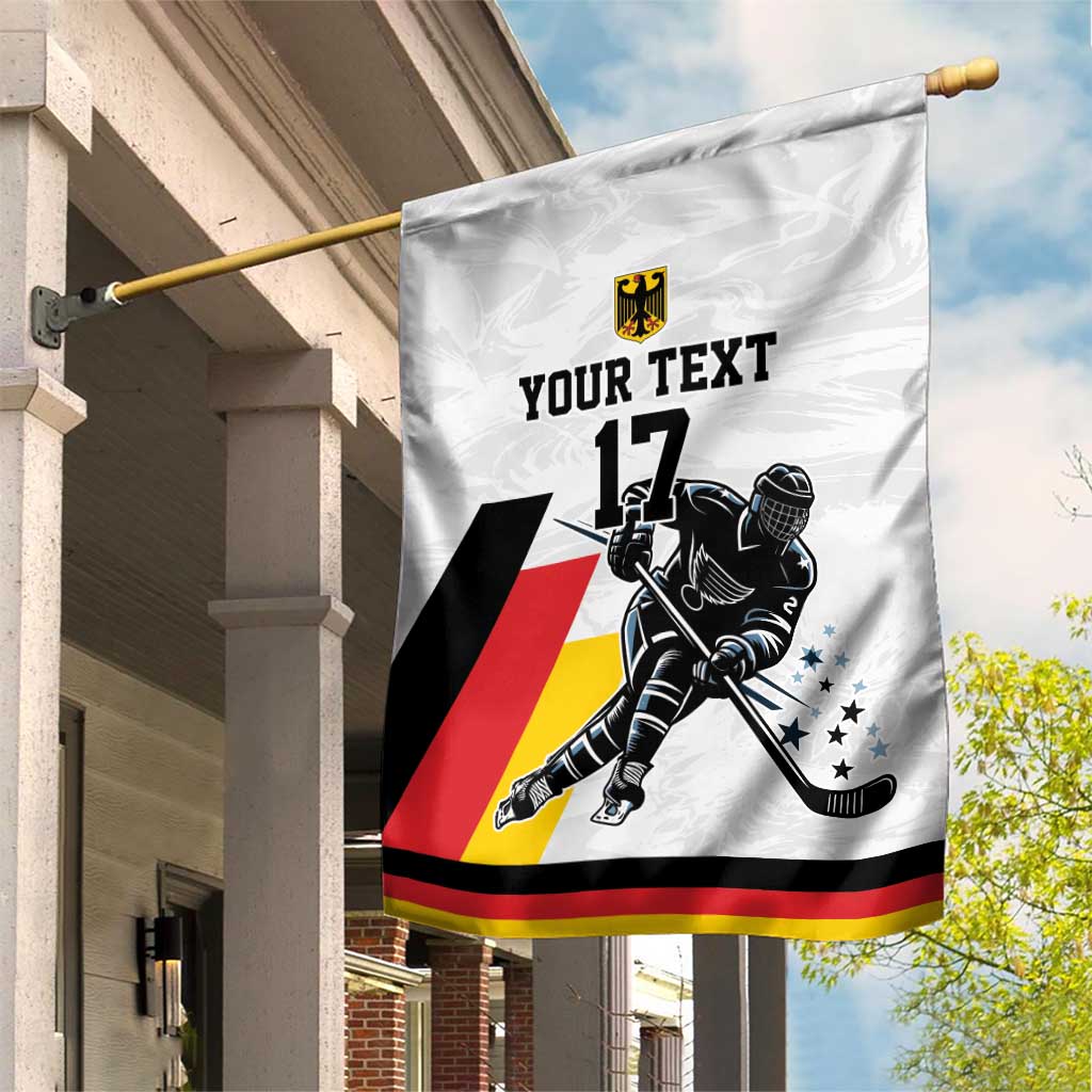 Custom Germany Ice Hockey Garden Flag Retro Jersey