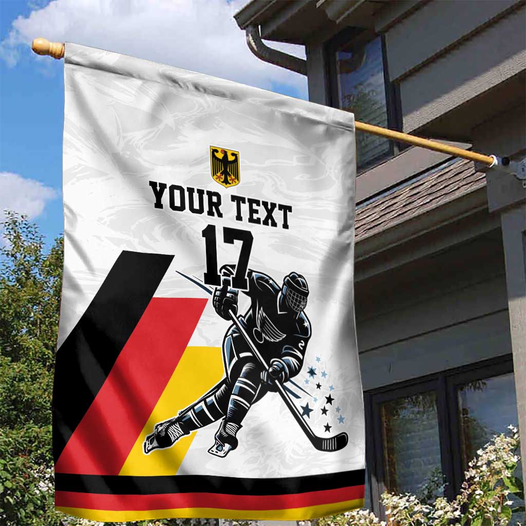 Custom Germany Ice Hockey Garden Flag Retro Jersey
