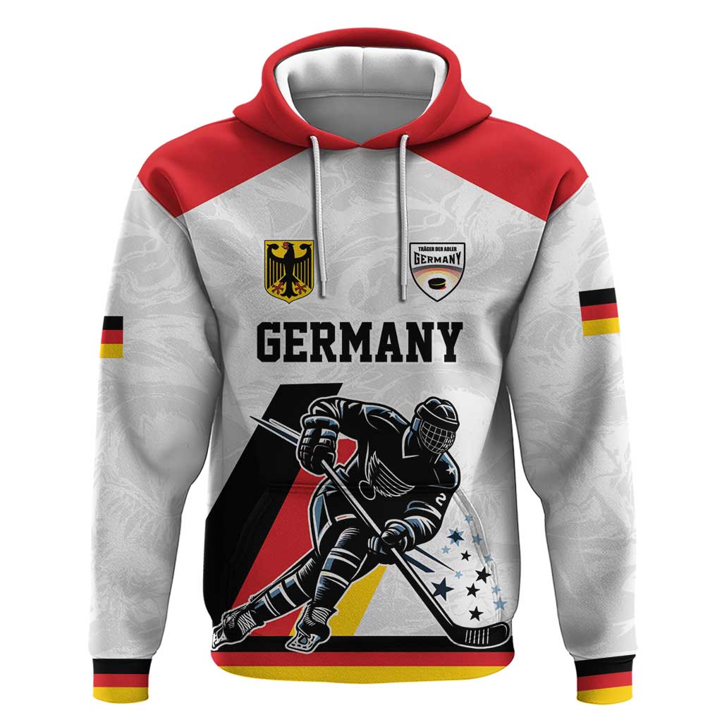 Custom Germany Ice Hockey Hoodie Retro Jersey