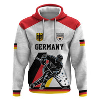 Custom Germany Ice Hockey Hoodie Retro Jersey