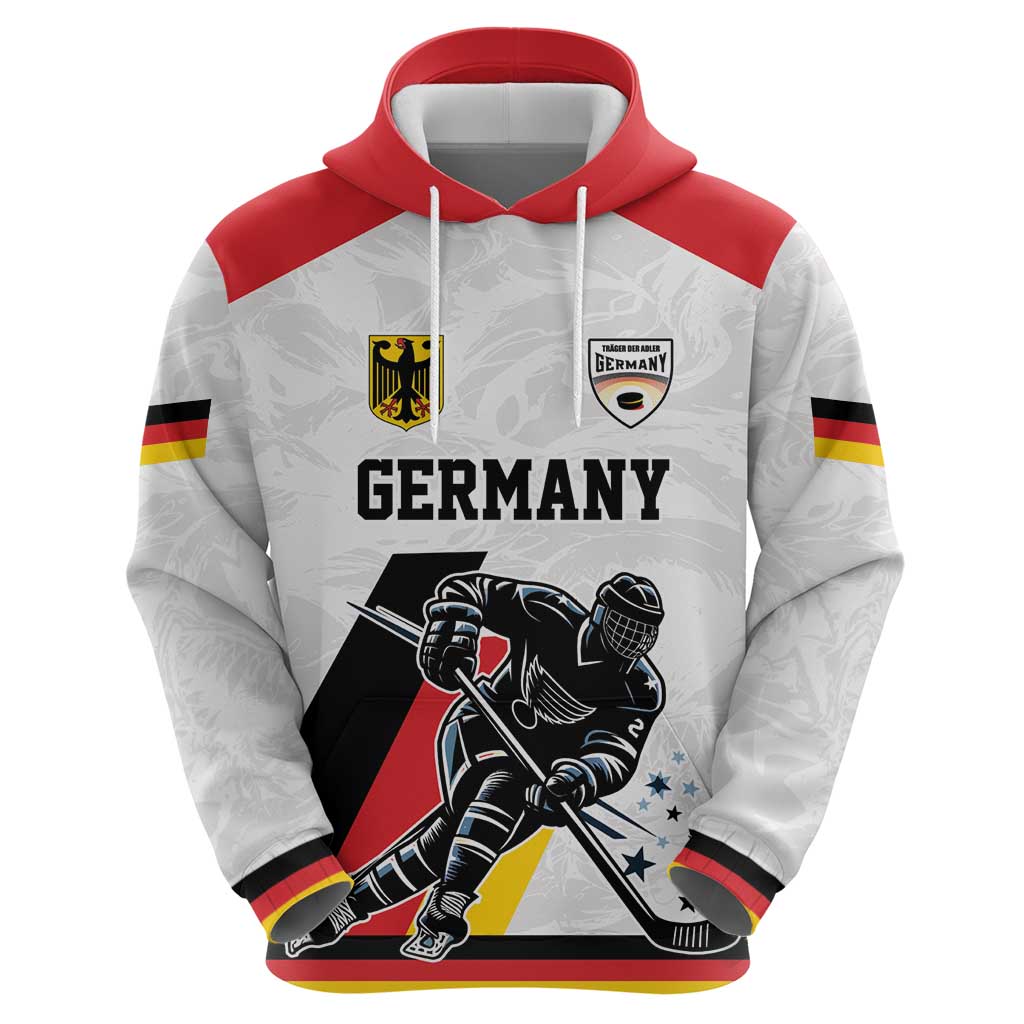 Custom Germany Ice Hockey Hoodie Retro Jersey