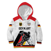 Custom Germany Ice Hockey Kid Hoodie Retro Jersey
