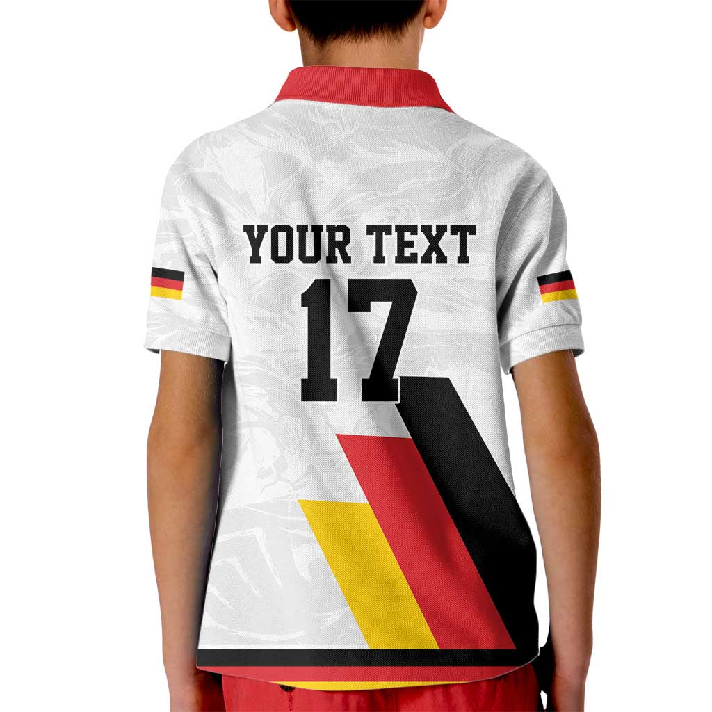 Custom Germany Ice Hockey Kid Polo Shirt Retro Jersey