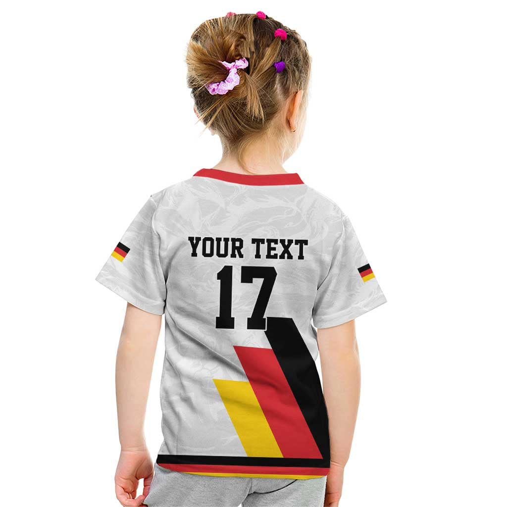 Custom Germany Ice Hockey Kid T Shirt Retro Jersey