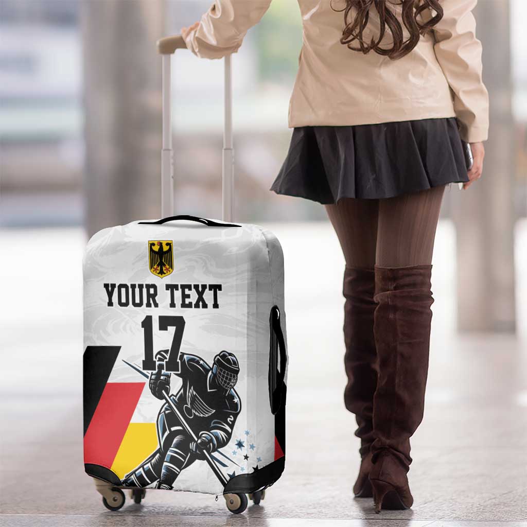 Custom Germany Ice Hockey Luggage Cover Retro Jersey