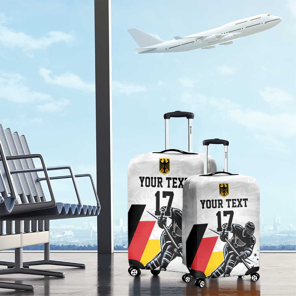 Custom Germany Ice Hockey Luggage Cover Retro Jersey
