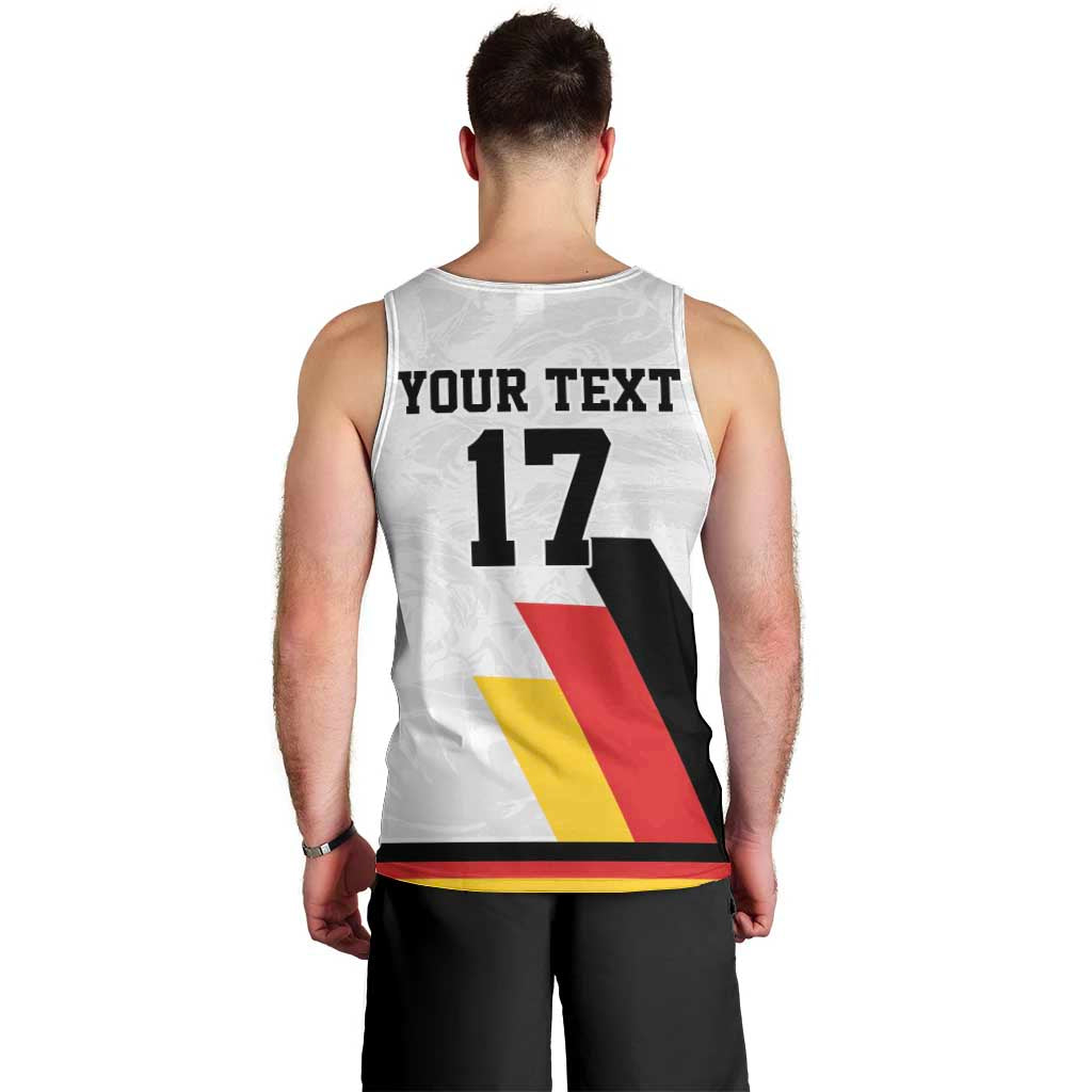 Custom Germany Ice Hockey Men Tank Top Retro Jersey