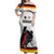Custom Germany Ice Hockey Off Shoulder Maxi Dress Retro Jersey