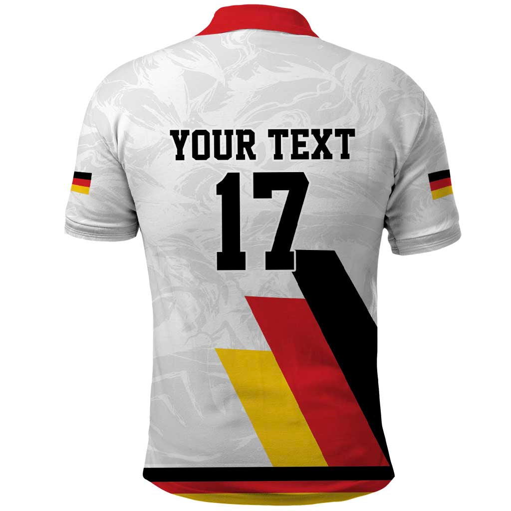 Custom Germany Ice Hockey Polo Shirt Retro Jersey