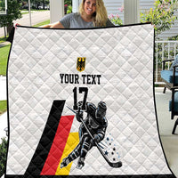 Custom Germany Ice Hockey Quilt Retro Jersey