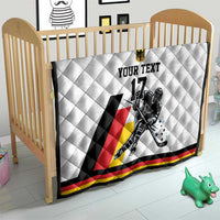 Custom Germany Ice Hockey Quilt Retro Jersey