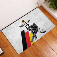 Custom Germany Ice Hockey Rubber Doormat Retro Jersey