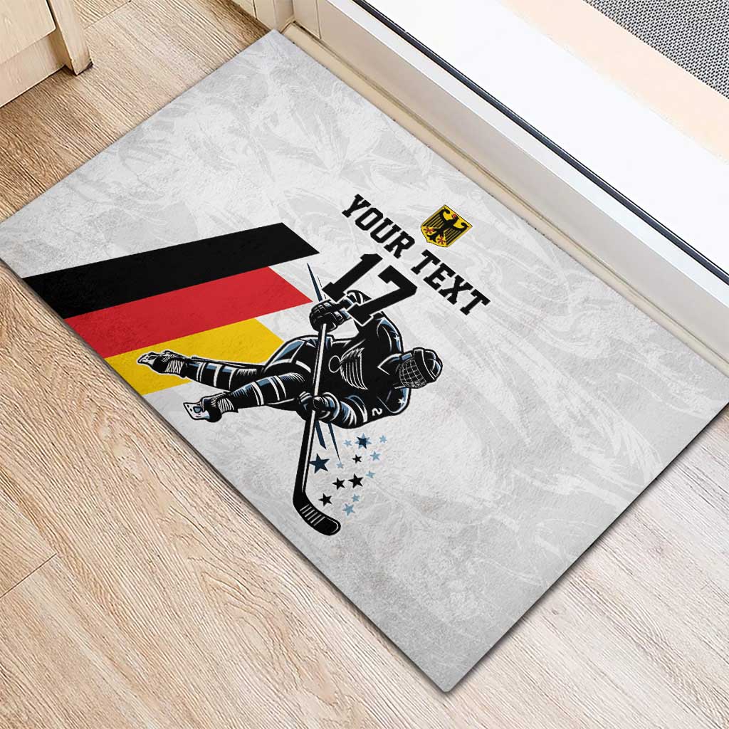 Custom Germany Ice Hockey Rubber Doormat Retro Jersey